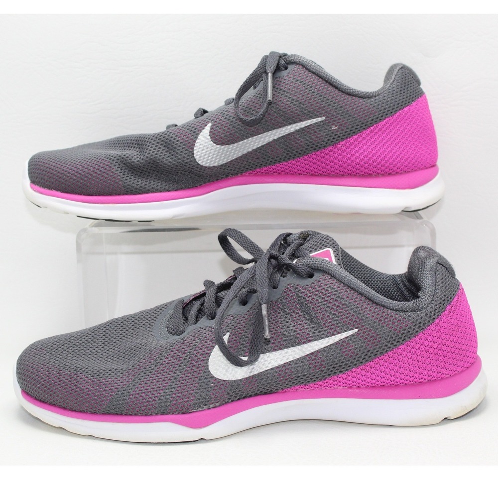 Nike In-Season TR 6 Womens Grey Pink Training Shoes 852449-003 Size 8